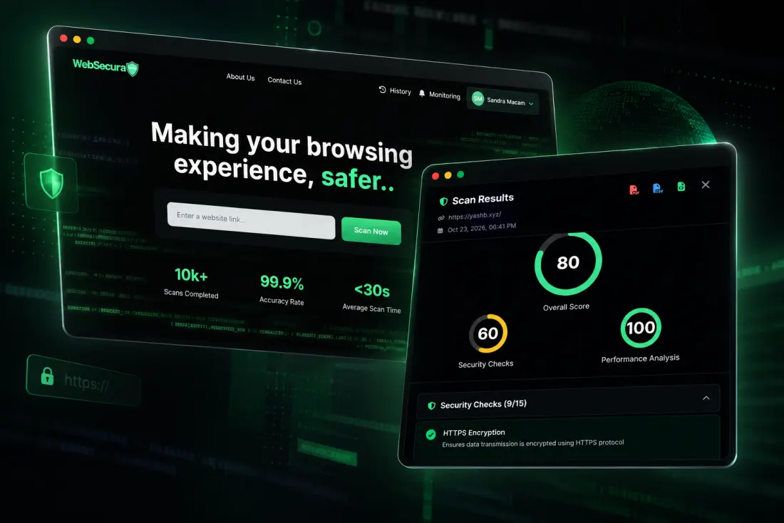 WebSecura screenshot